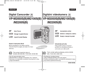 Handleiding Samsung VP-M2200S Camcorder