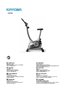 Manual Kayoba 002-714 Exercise Bike