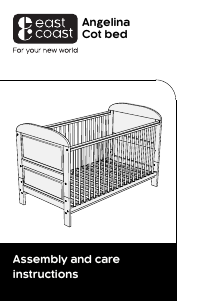 사용 설명서 East Coast Angelina 아기 침대