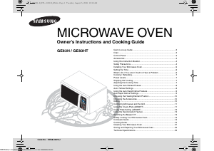 Manual Samsung GE83HT-B Microwave