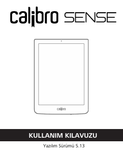 Kullanım kılavuzu Calibro Sense E-Okuyucu