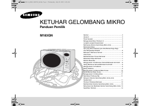 Panduan Samsung M183GN-S Microwave