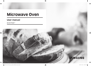 Manual Samsung MC457TGRCSR/D2 Microwave