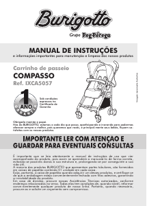 Manual Burigotto Compasso Carrinho de bebé