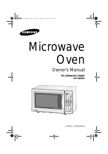 Manual Samsung MC1360WA Microwave