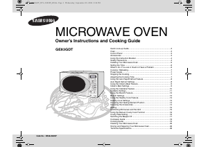 Manual Samsung GE83GDT Microwave
