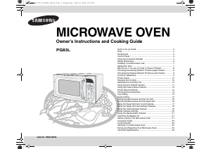 Handleiding Samsung PG83L Magnetron