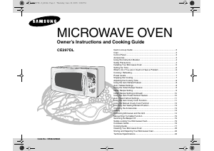 Manual Samsung CE297DL Microwave