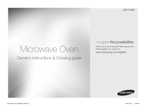 Manual Samsung CE117ADV-B Microwave