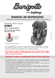 Manual Burigotto Kiwy Cadeira auto
