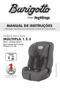 Manual Burigotto Multipla 1.2.3 Cadeira auto