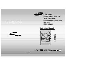 Handleiding Samsung MAX-DC990 Stereoset