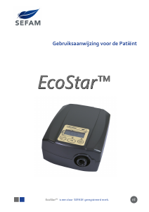 Handleiding Sefam EcoStar CPAP apparaat