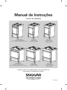 Manual Suggar FGV400BR Fogão