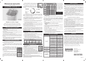 Manual Suggar AL6001BR Máquina de lavar roupa