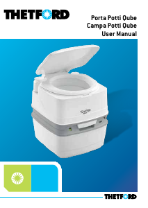 Manual Thetford Porta Potti Qube 145 Toalete portátil