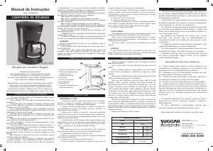 Manual Suggar CF3021PT Máquina de café