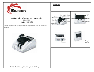 Hướng dẫn sử dụng Silicon MC-A31 Máy đếm tiền