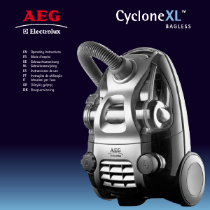 Bedienungsanleitung AEG-Electrolux ACX6206EC CycloneXL Staubsauger