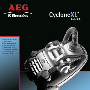 Manual AEG-Electrolux ACX6208 CycloneXL Vacuum Cleaner