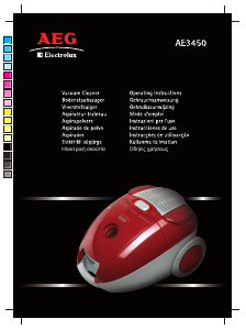 Manual de uso AEG-Electrolux AE3450 Aspirador