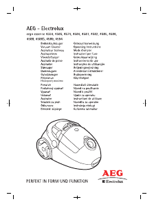 Návod AEG-Electrolux AE4586 Ergo Essence Vysávač