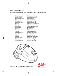 Manuale AEG-Electrolux AEG4580 Ergo Essence Aspirapolvere