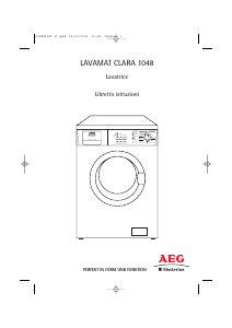 Manuale AEG-Electrolux CLARA1048 Lavatrice