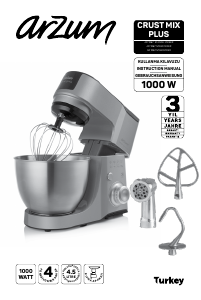 Handleiding Arzum AR 1067 Standmixer