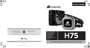 كتيب Corsair H75 مبرد CPU