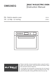 Hướng dẫn sử dụng Eurosun OMS36EG Lò nướng