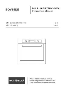 Hướng dẫn sử dụng Eurosun EOV65DE Lò nướng