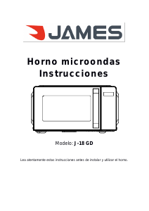 Manual de uso James J-18 GD Microondas