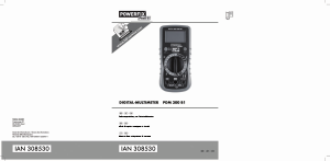Bedienungsanleitung Powerfix PDM 300 B1 Multimeter
