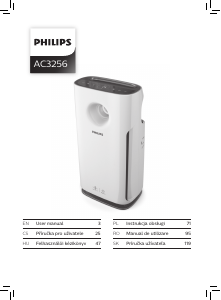 Manuál Philips AC3256 Čistička vzduchu