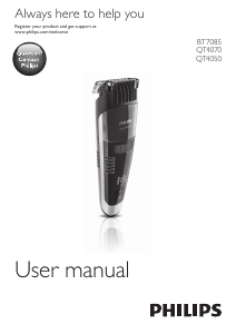 Manual Philips BT7085 Trimmer de barba