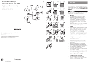 Mode d’emploi Philips BRT383 Tondeuse bikini