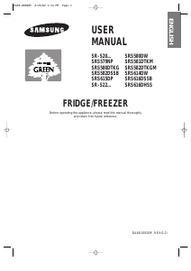 Manual Samsung SR-S22NTFS Fridge-Freezer