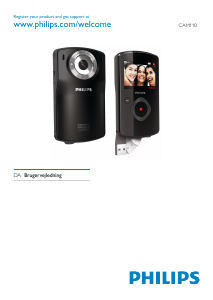 Brugsanvisning Philips CAM110BL Videokamera