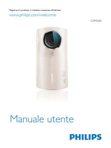 Manuale Philips CAM200 Videocamera