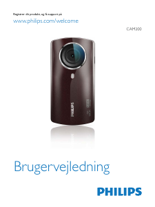 Brugsanvisning Philips CAM200BL Videokamera