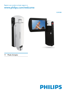 Mode d’emploi Philips CAM300BL Caméscope