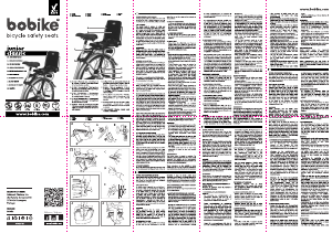 Mode d’emploi Bobike junior classic Siège de vélo