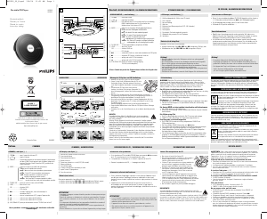 Manual Philips AX2500 Discman