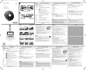 Manual Philips AX2506 Discman
