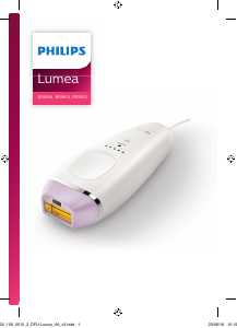 Mode d’emploi Philips BRI858 Lumea Epilateur à lumière pulsée