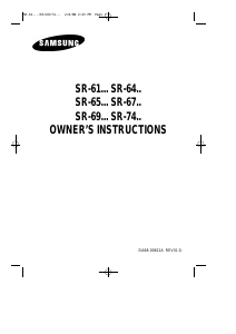 Manual Samsung SR-671KTC Fridge-Freezer