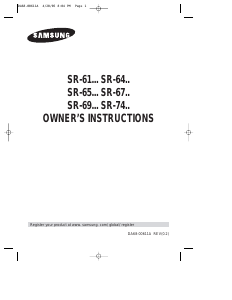 Manual Samsung SR-61KTC Fridge-Freezer