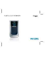 Manual de uso Philips CT6508 Xenium 9@9c Teléfono móvil
