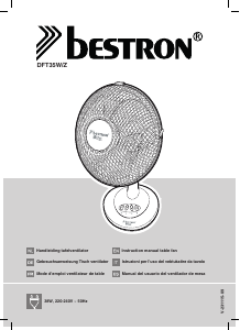 Bedienungsanleitung Bestron DFT35Z Ventilator